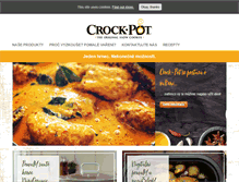 Tablet Screenshot of crockpot.cz