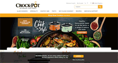 Desktop Screenshot of crockpot.co.uk
